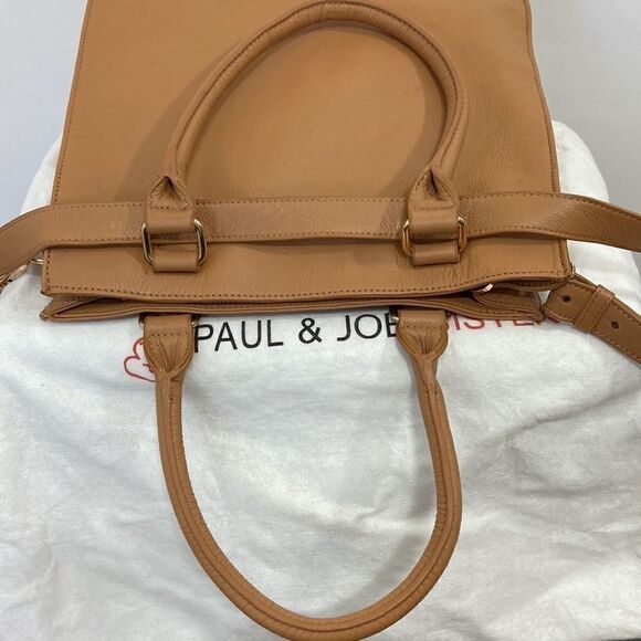 Paul & Joe Bag  Crossbody "Sister" Tan Leather Bag Detachable Strap~ Nwot - Picture 6 of 9